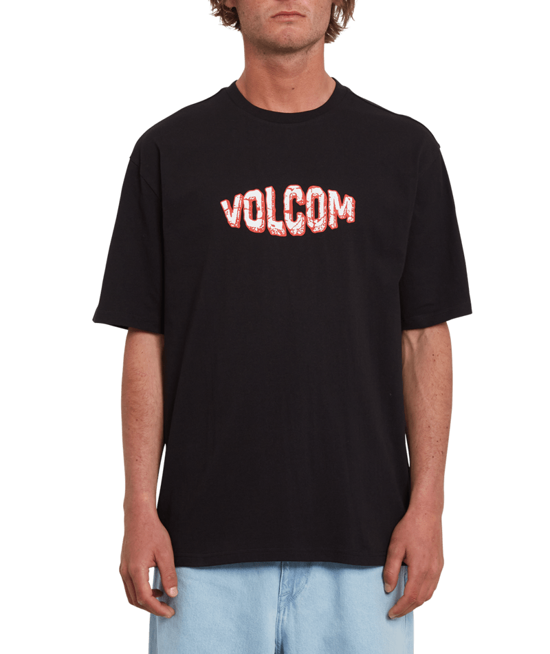 Volcom | Volcom Crusher Lse Ss Black | Camisetas, Camisetas manga corta, Men, Ropa |