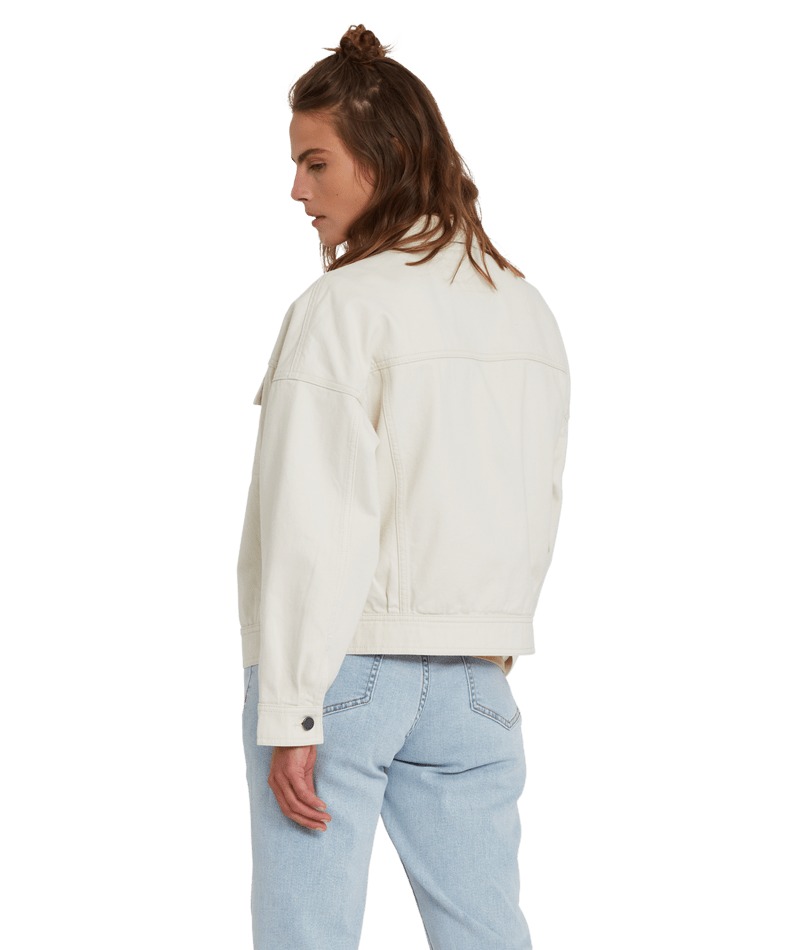 Volcom | Volcom Deelyght Denim Jacket Cloud  | Chaquetas, Chaquetas Calle, Chaquetas Light, Ropa, Women |