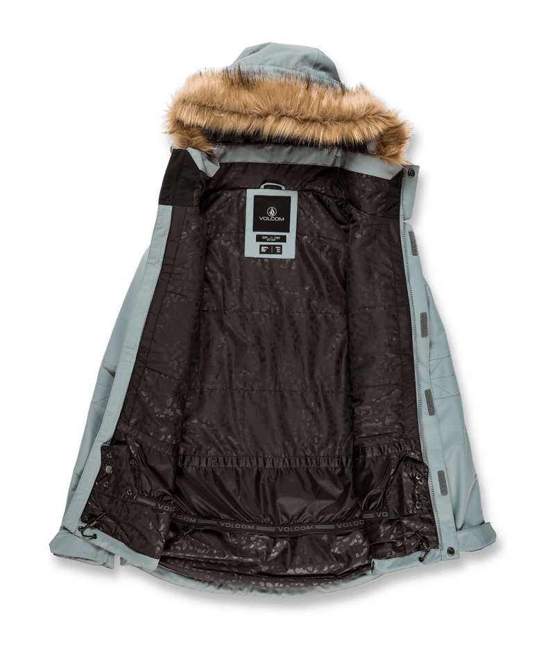 Volcom | Volcom Fawn Ins Jacket Green Ash | Chaquetas, Snowboard, Women |