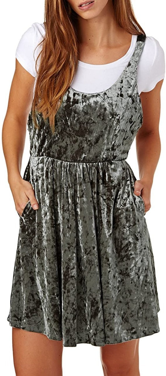 Volcom | Volcom GMJ Skater Dress Gun Metal  | Ropa, Vestidos, Women | 