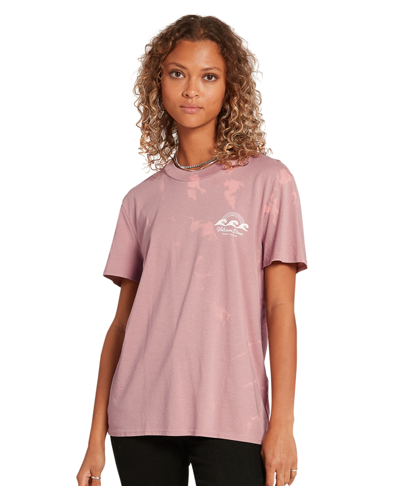 Volcom | Volcom Lock It Up Tee Faded Mauve | Camisetas, Camisetas manga corta, Ropa, Women |