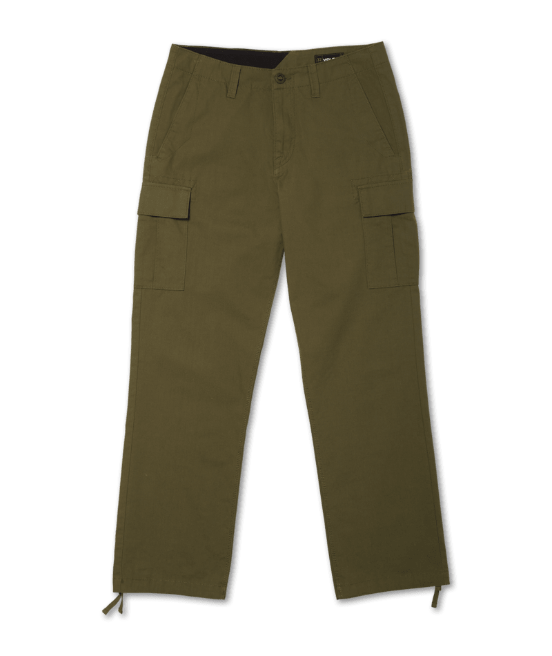 Volcom | Volcom March Cargo Slub Military | Chinos, Men, Pantalones, Ropa |
