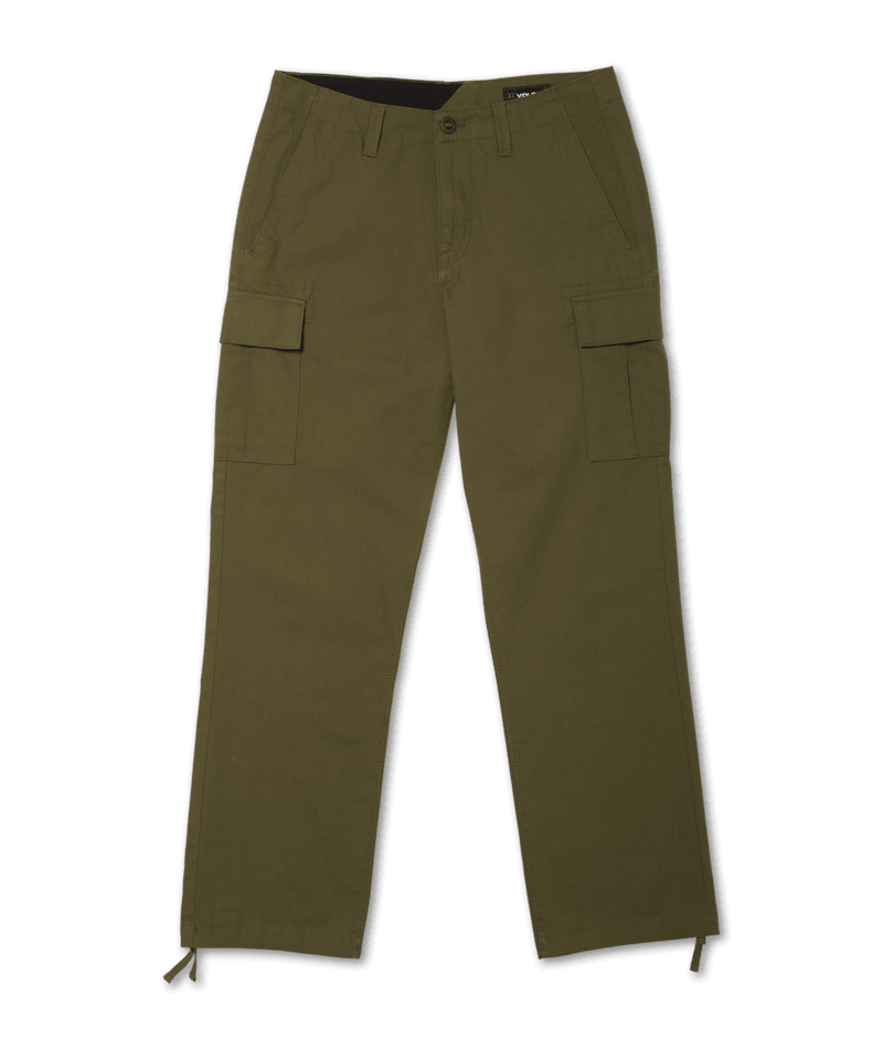 Volcom March Cargo Slub Military | Pantalones chinos de hombre | Todos los pantalones de hombre | Volcom Shop | surfdevils.com