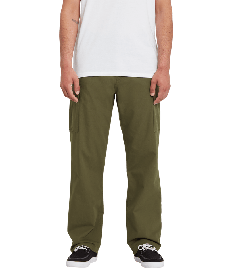 Volcom | Volcom March Cargo Slub Military | Chinos, Men, Pantalones, Ropa |