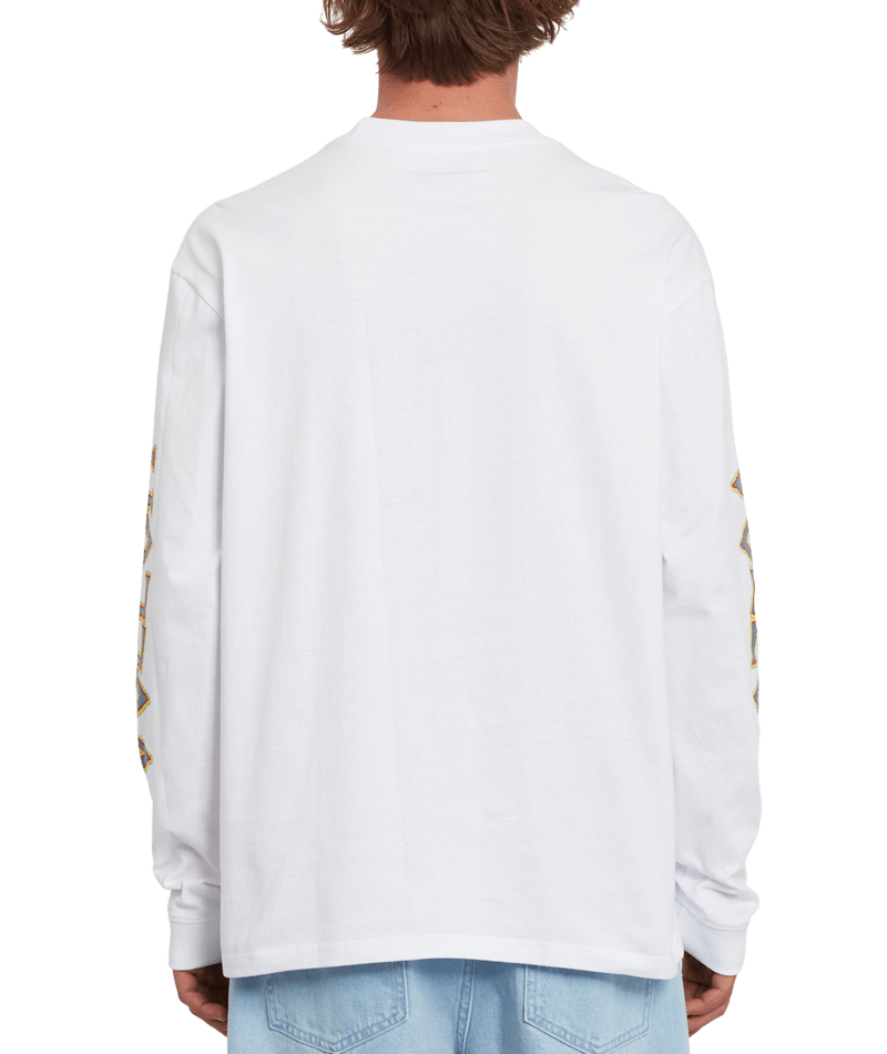 Volcom Richard French Fa Gd Lse Ls White | Camisetas de hombre | Camisetas manga larga de hombre | Volcom Shop | surfdevils.com