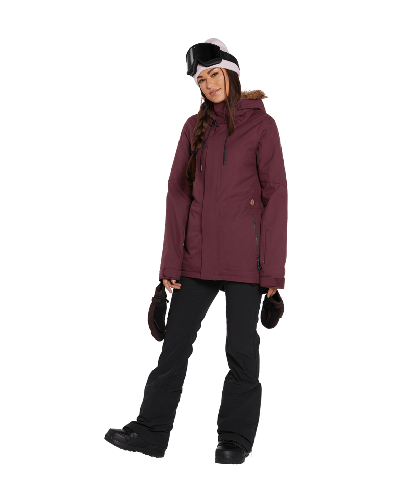 Volcom | Volcom Shadow Ins Jacket Merlot | Chaquetas Nieve Mujer, Insulated Technical, Snowboard, Unisex |