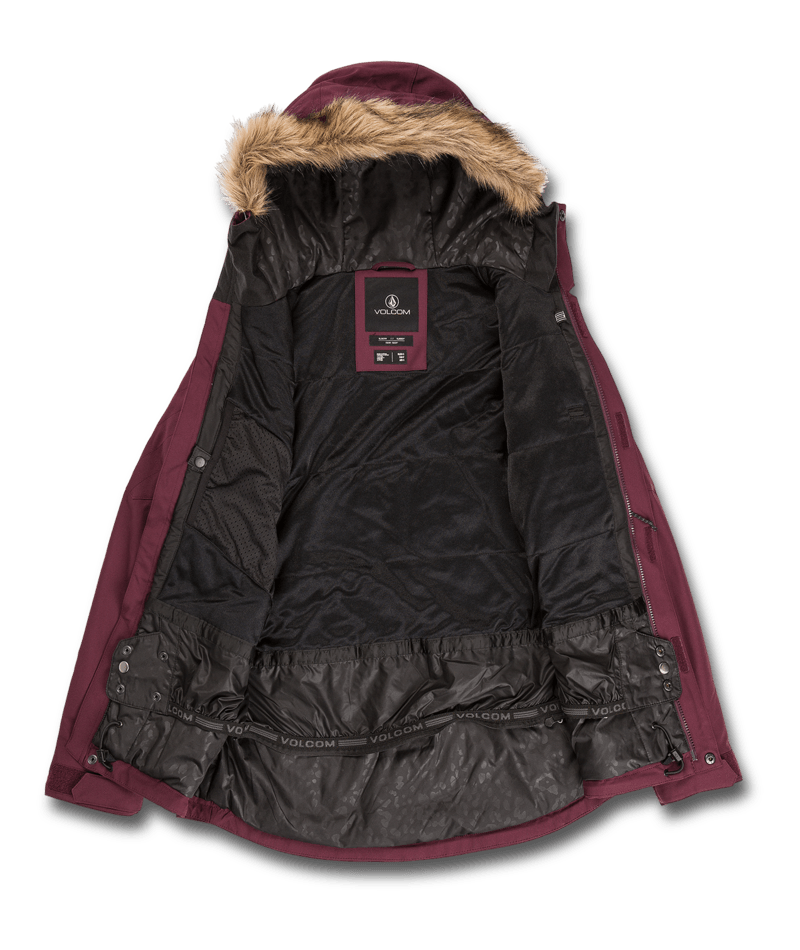 Volcom | Volcom Shadow Ins Jacket Merlot | Chaquetas Nieve Mujer, Insulated Technical, Snowboard, Unisex |