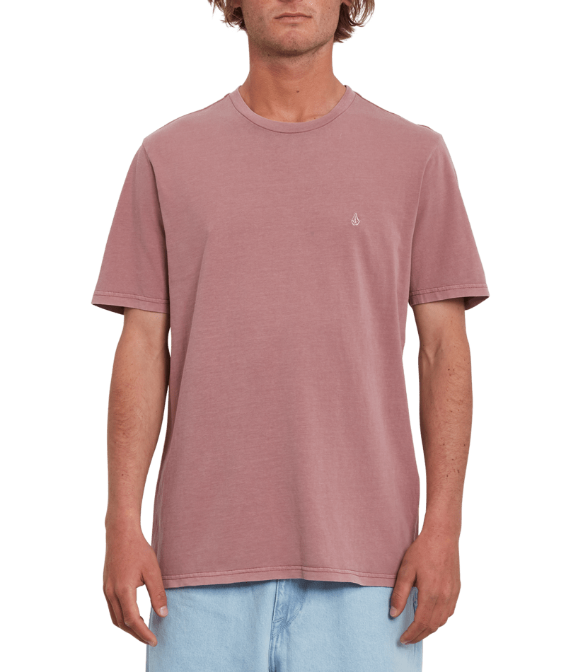 Volcom | Volcom Solid Stone Emb Sst Rose Brown | Camisetas, Camisetas manga corta, Men, Ropa, Unisex |