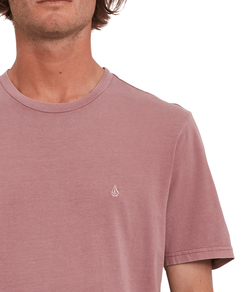 Volcom | Volcom Solid Stone Emb Sst Rose Brown | Camisetas, Camisetas manga corta, Men, Ropa, Unisex |