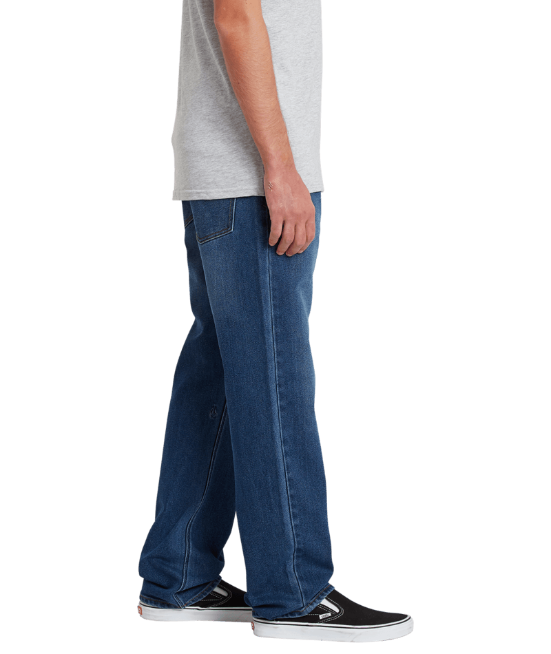 Volcom | Volcom Solver Denim Easy Blue | Men, Pantalones, Ropa, Tejanos |