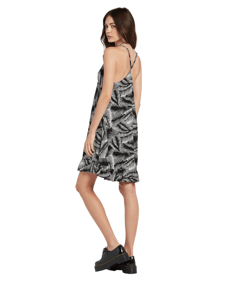 Volcom | Volcom Stay Palm Dress Black White  | Ropa, Vestidos, Women | 