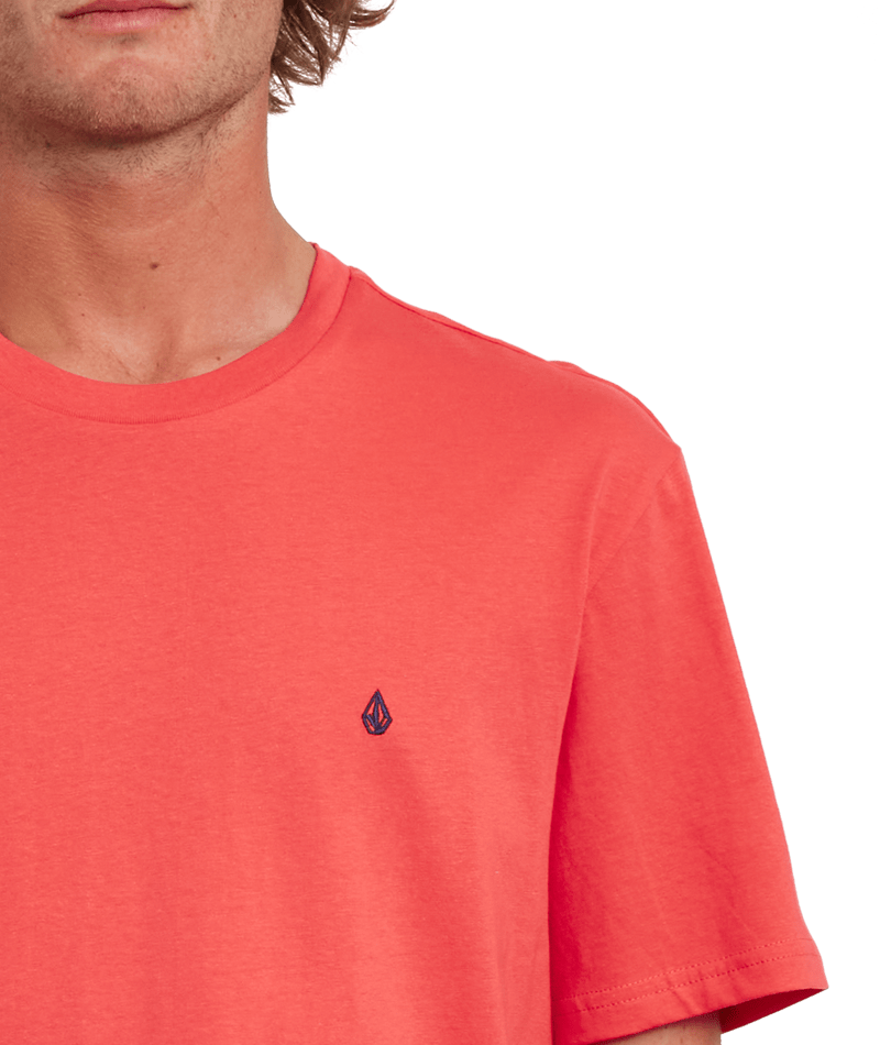 Volcom | Volcom Stone Blanks Bsc Sst Cayenne | Camisetas, Camisetas manga corta, Men, Ropa |