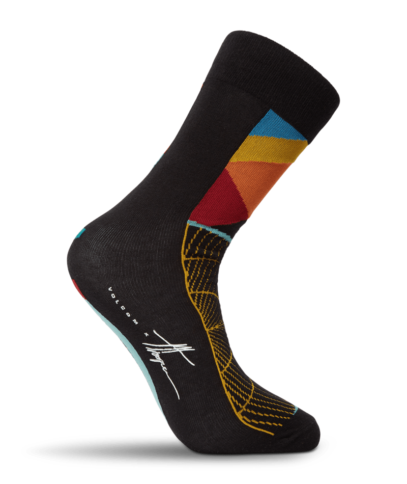 Volcom | Volcom Thomas Hooper Fa Sock Multi | Accesorios, Calcetines, Men, Unisex |