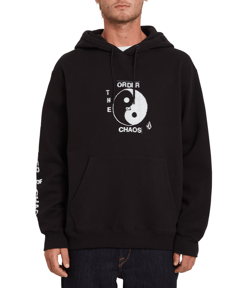 Volcom | Volcom Transient Waves Po Black | Men, Ropa, Sudaderas, Sudaderas con capucha |