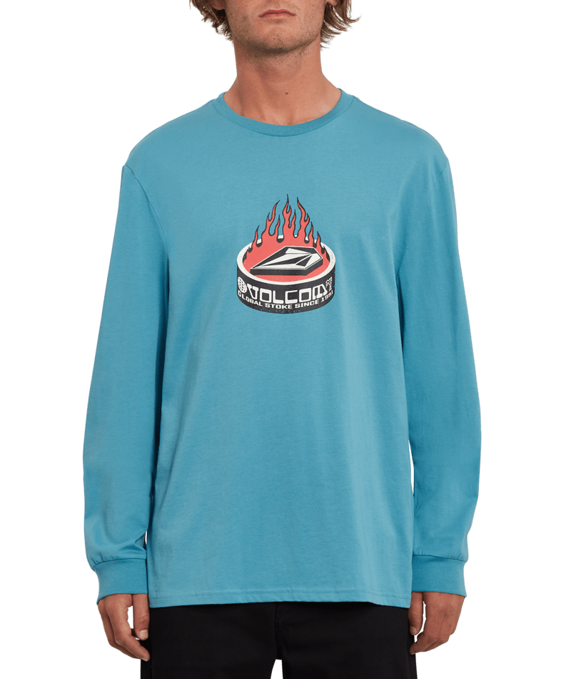Volcom Tuna Bsc Ls Niagara | Camisetas de hombre | Camisetas manga larga de hombre | Volcom Shop | surfdevils.com
