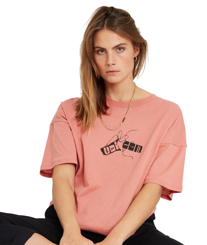 Volcom Voltrip Tee Sepia | Camisetas manga corta de mujer | Volcom Shop | surfdevils.com