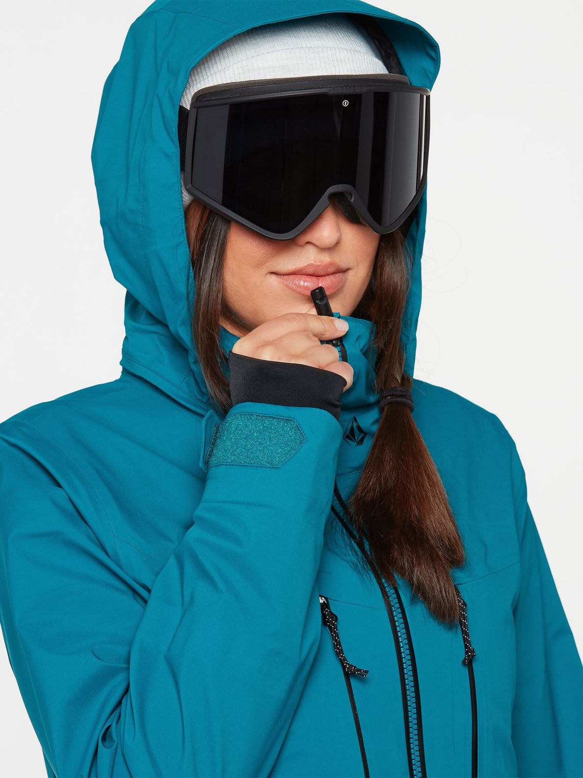 Volcom Vs 3l Stretch Gore Jacket Glacier Blue | Chaquetas de snowboard Mujer | Snowboard Gore-Tex | Snowboard Shop | Volcom Shop | surfdevils.com