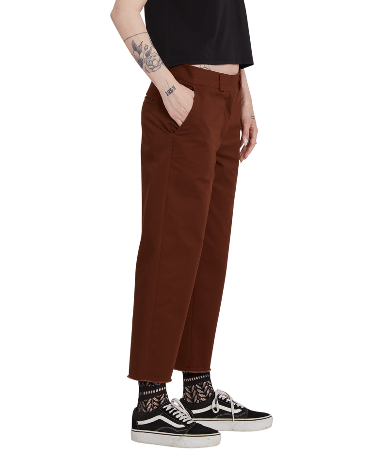 Volcom | Volcom Whawhat Chino Pant Brown  | Chinos, Pantalones, Ropa, Women | 