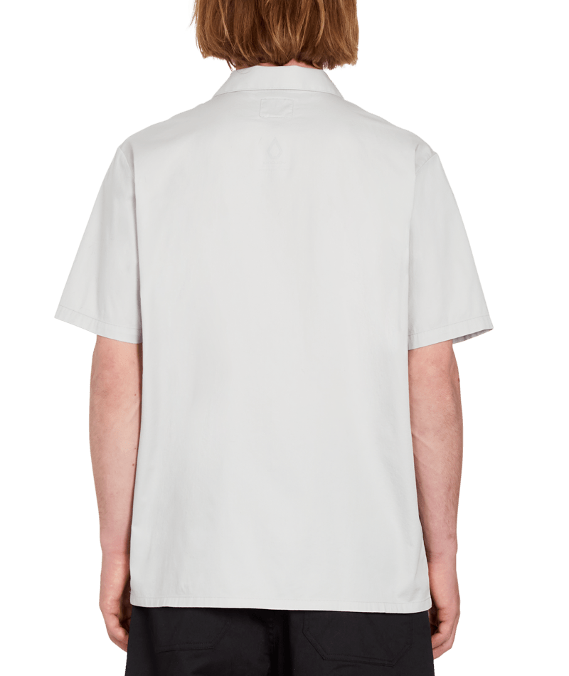 Volcom Skate Vitals Axel Short Sleeve Shirt Tower Grey | Camisas de hombre | Camisas manga corta | Volcom Shop | surfdevils.com