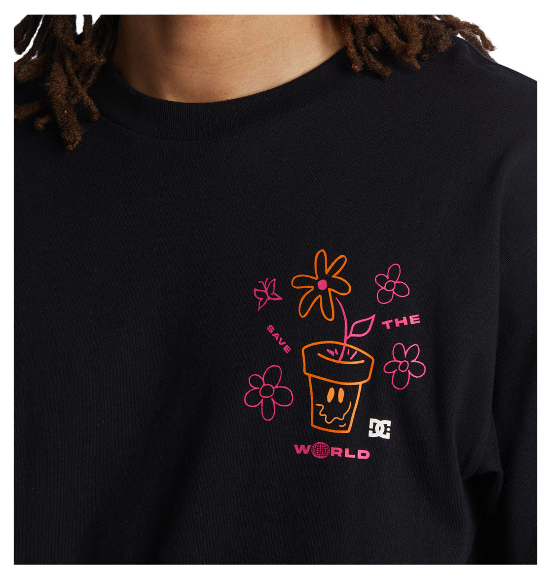 DC Shoes Rette uns T-Shirt Schwarz