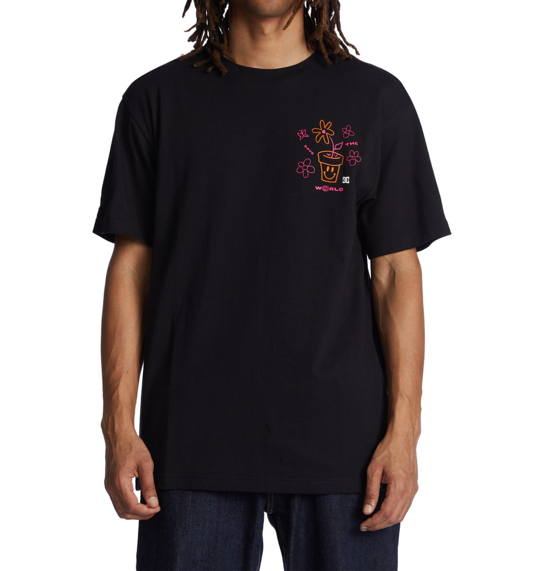 DC Shoes Rette uns T-Shirt Schwarz