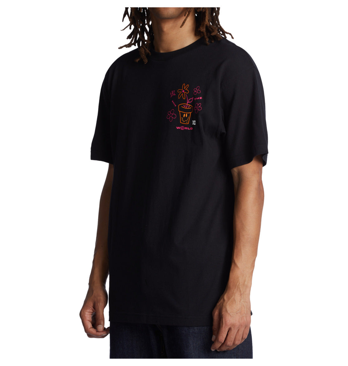 DC Shoes Rette uns T-Shirt Schwarz