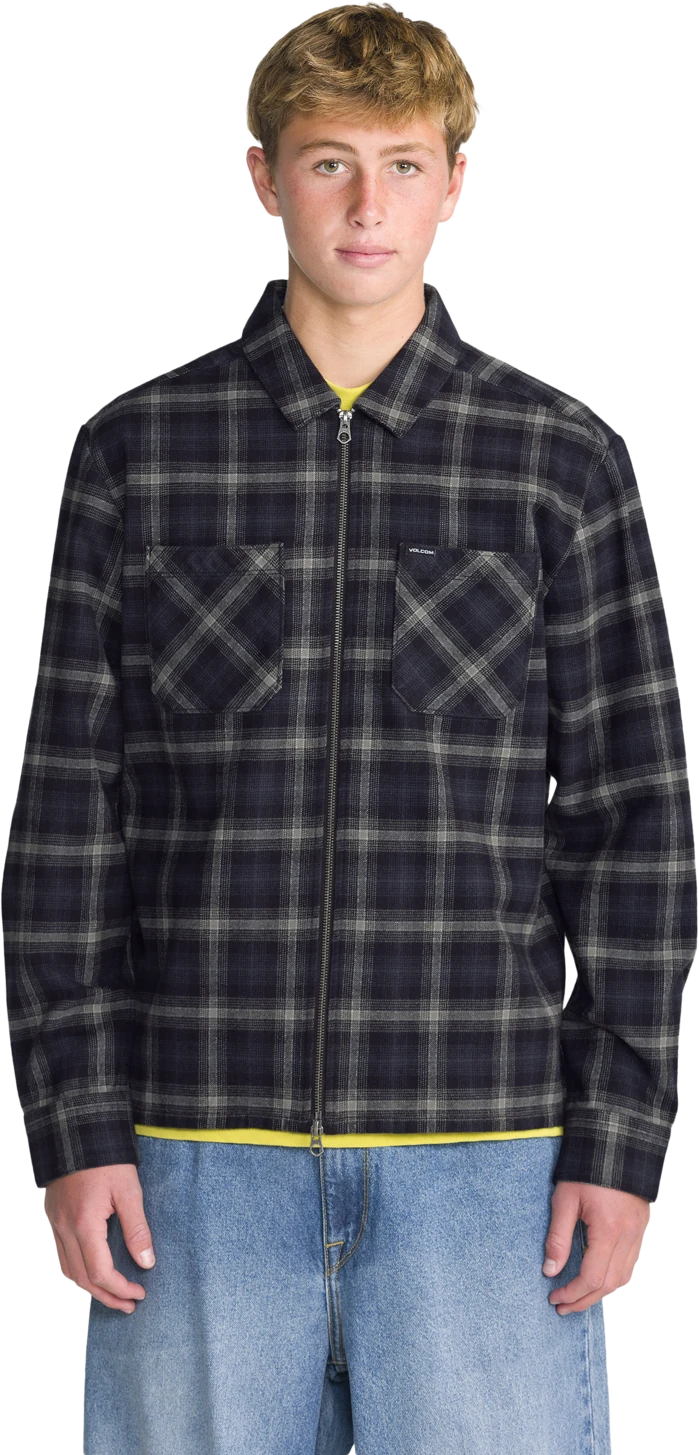 Volcom FIELDSTONE LS camisas hombre | Black