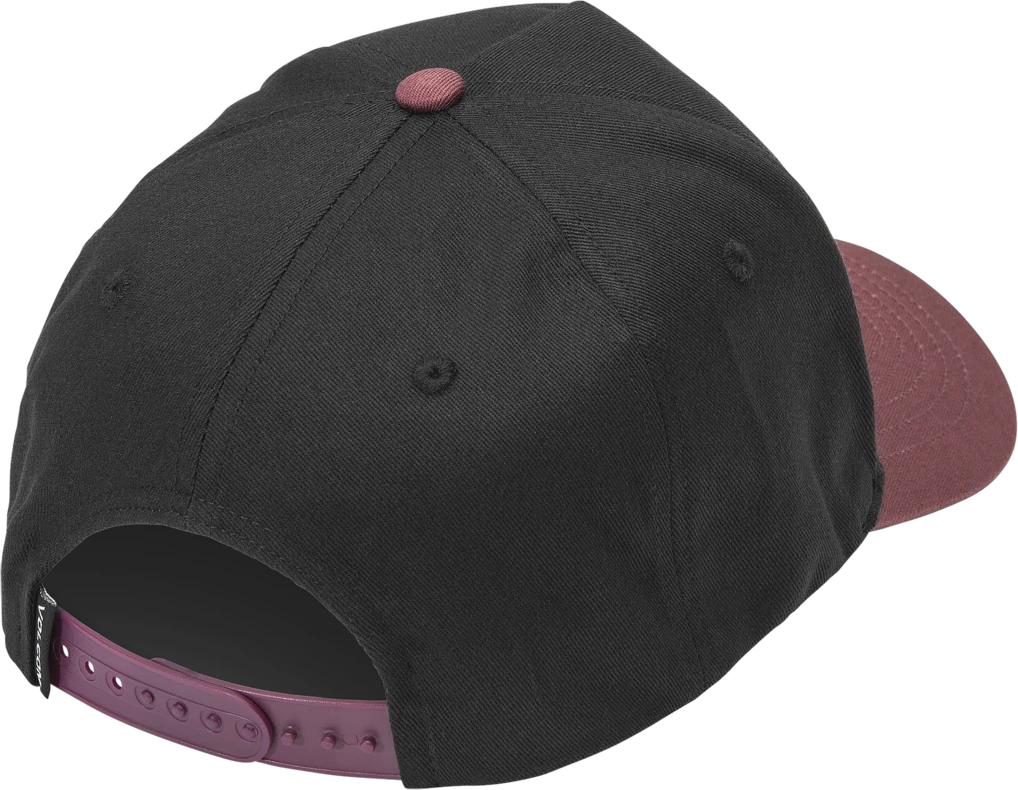 Volcom Embossed Stone Adjustable gorra hombre detail 1 | Merlot