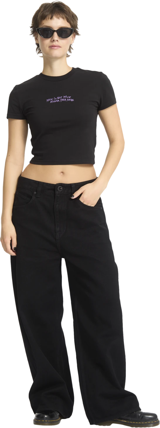 Volcom Moove On camiseta manga corta mujer detail 3 | Black