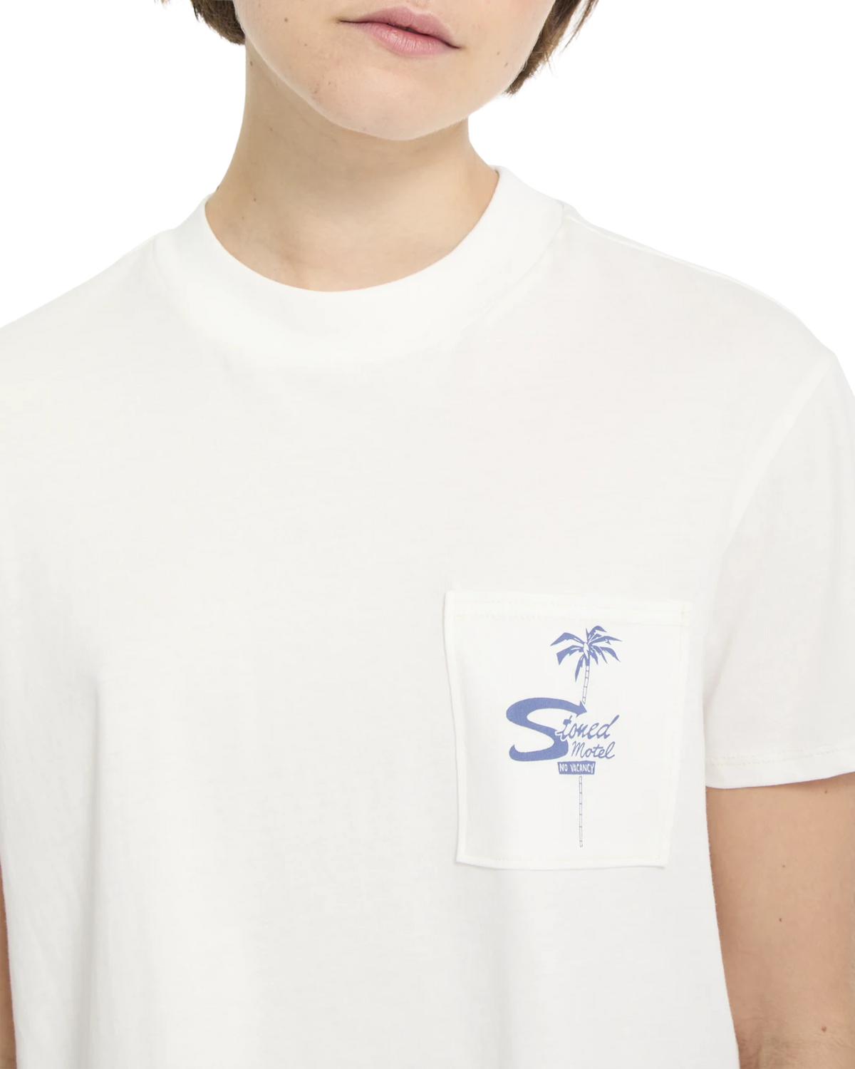 Volcom POCKET DIAL TEE camiseta manga corta mujer detail 3 | VINTAGE WHITE