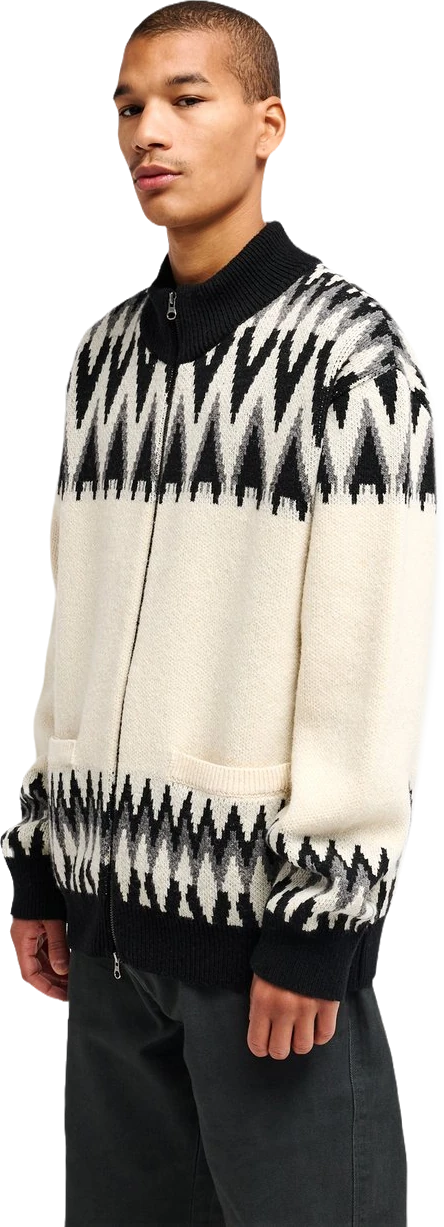 Rvca Derwent Jersey con cremallera jersey hombre detail 5 | Blanco