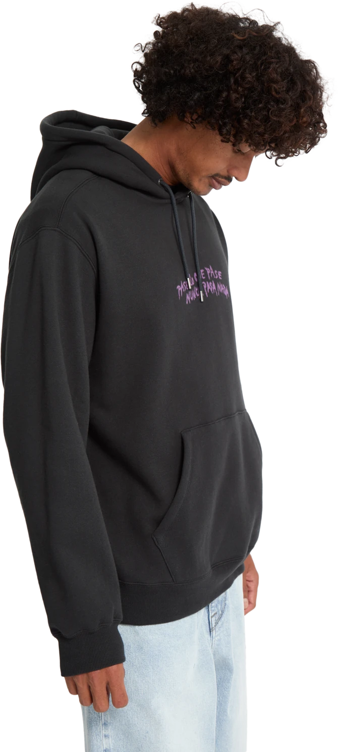 Volcom Nunca Passa sudadera con capucha hombre detail 5 | Antique Black
