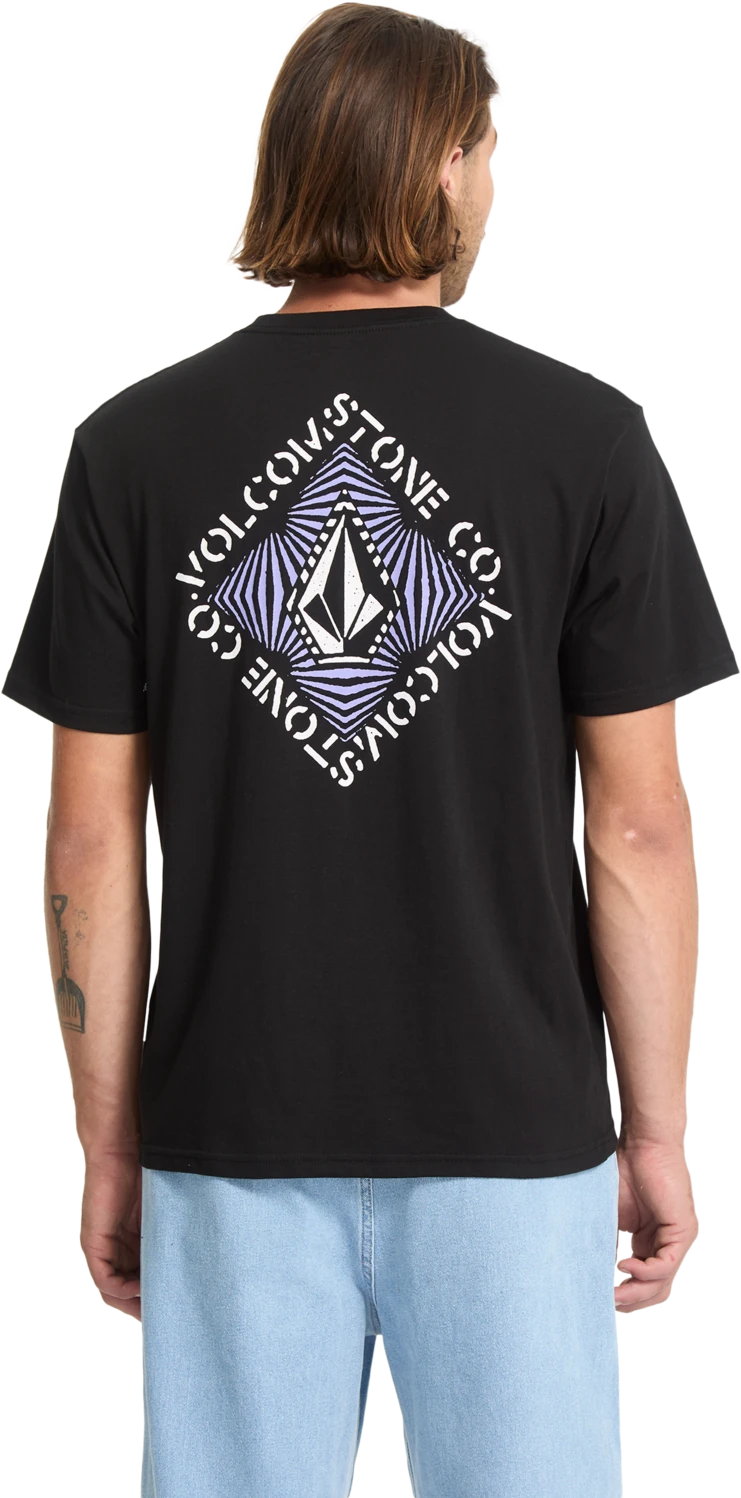 Volcom Obtical camiseta manga corta hombre detail 1 | Black
