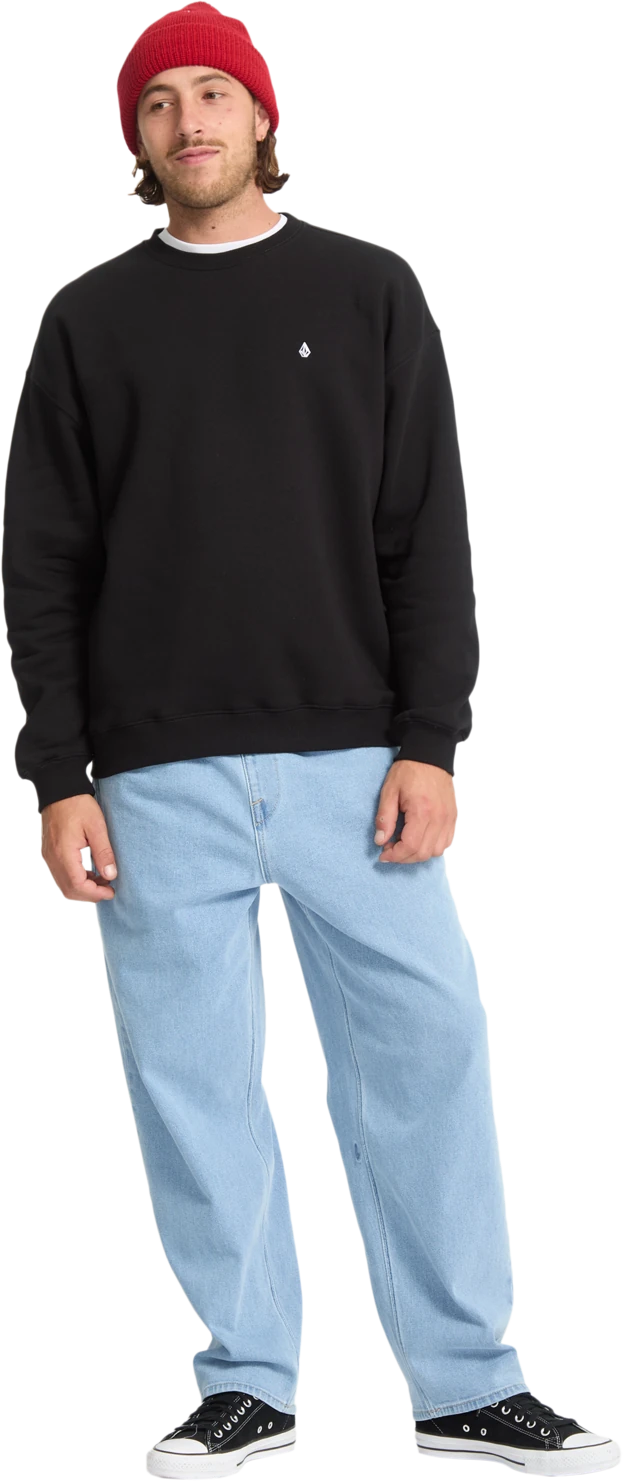 Volcom SINGLE STONE CREW sudadera hombre detail 5 | Black