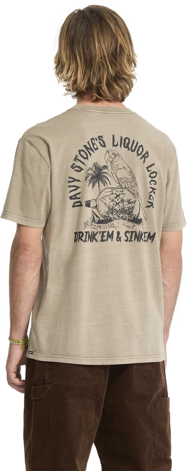 Volcom Liquor Locker camiseta manga corta hombre detail 1 | Brindle