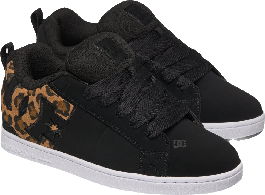 DC Shoes Court Graffik calzado detail 2 | Cheetah/Black