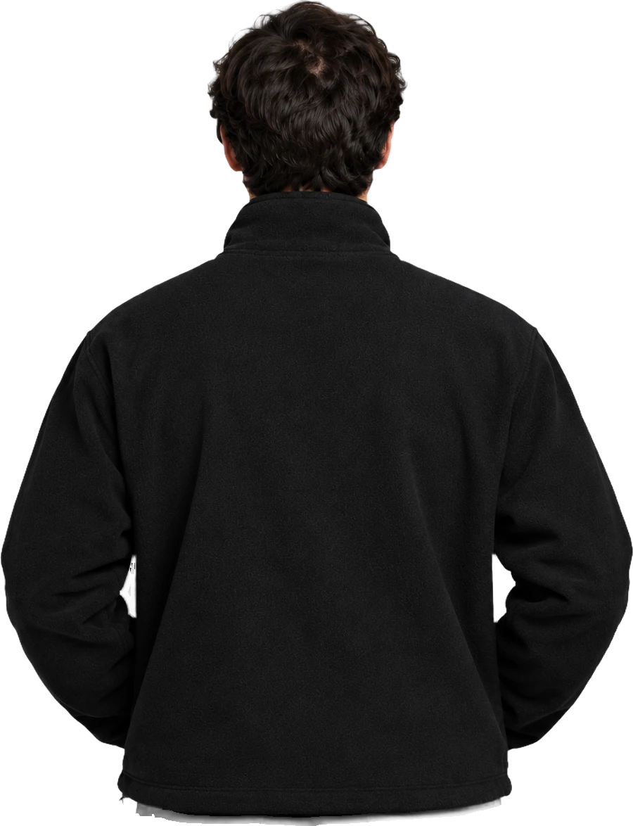 All One MOONPHASES HALF ZIP FLEECE T-DIARY (CARLOS ART) sudadera hombre detail 1 | Black