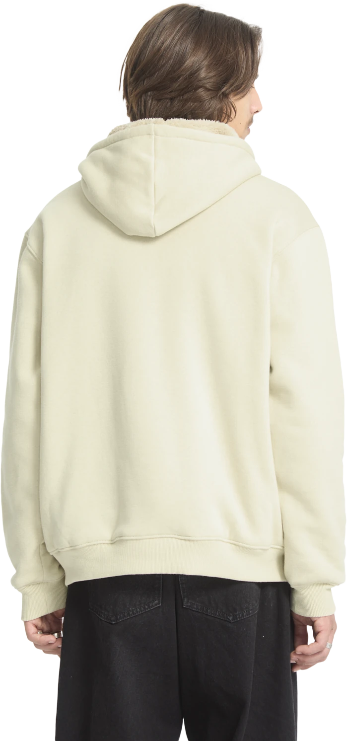Volcom Single Stone sudadera con capucha hombre detail 1 | Light Beige
