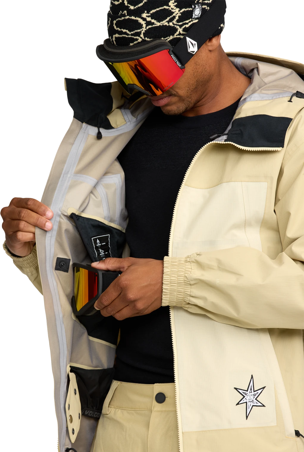 Volcom ARTHUR 3L JACKET chaquetas y abrigos hombre detail 7 | Fern