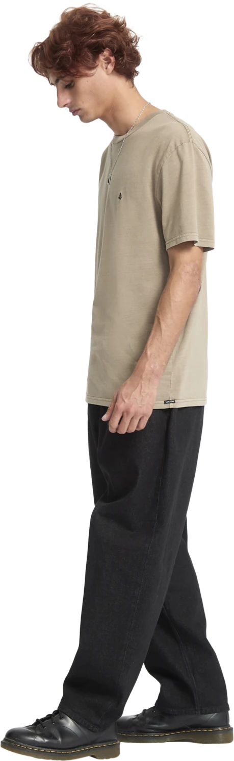 Volcom Solid Stone Emb camiseta manga corta hombre detail 5 | Brindle