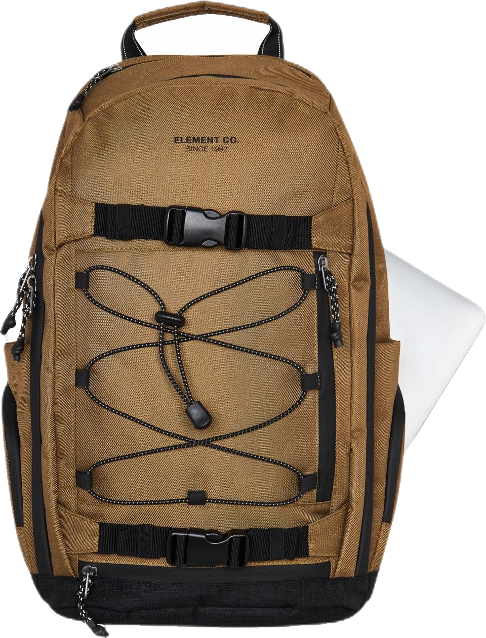 Element Scheme Skate Mochila híbrida grande para skate backpack detail 4 | Marrón