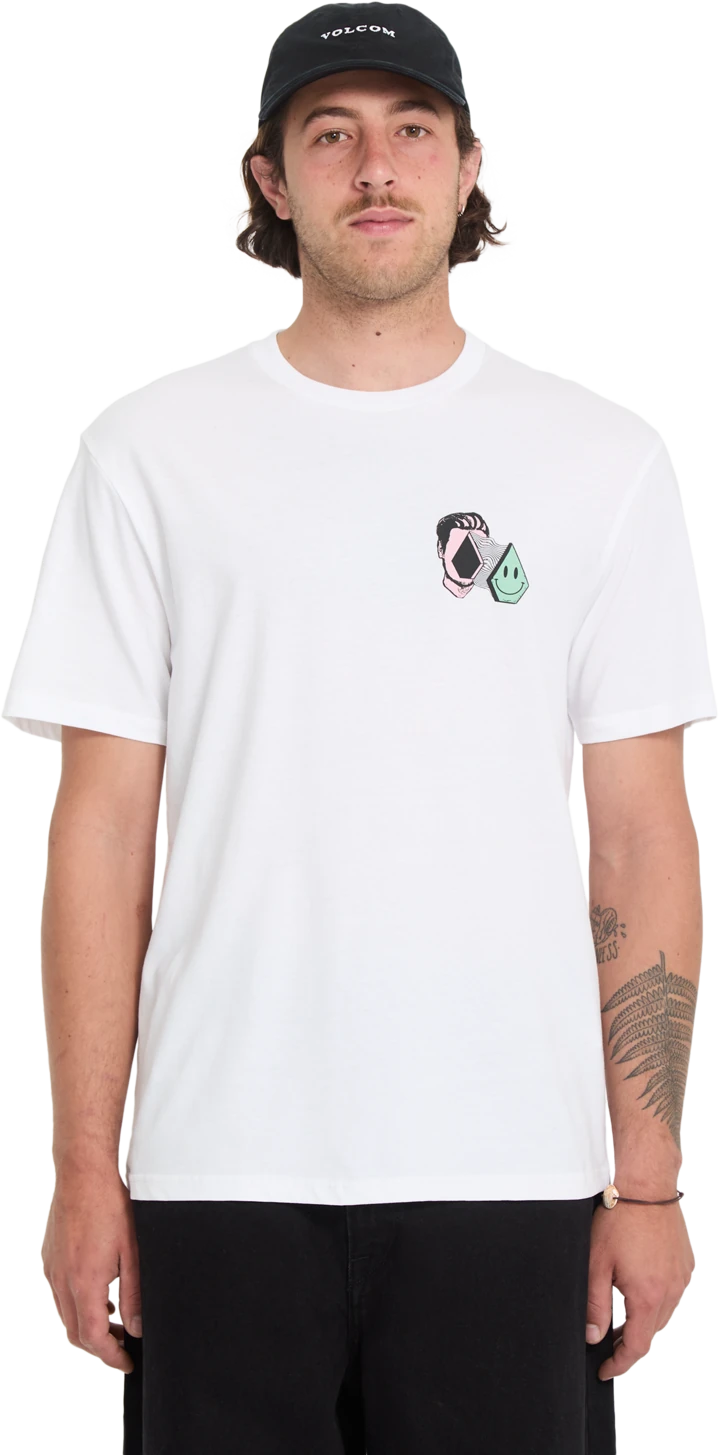 Volcom AURA BSC SST camiseta manga corta hombre | White