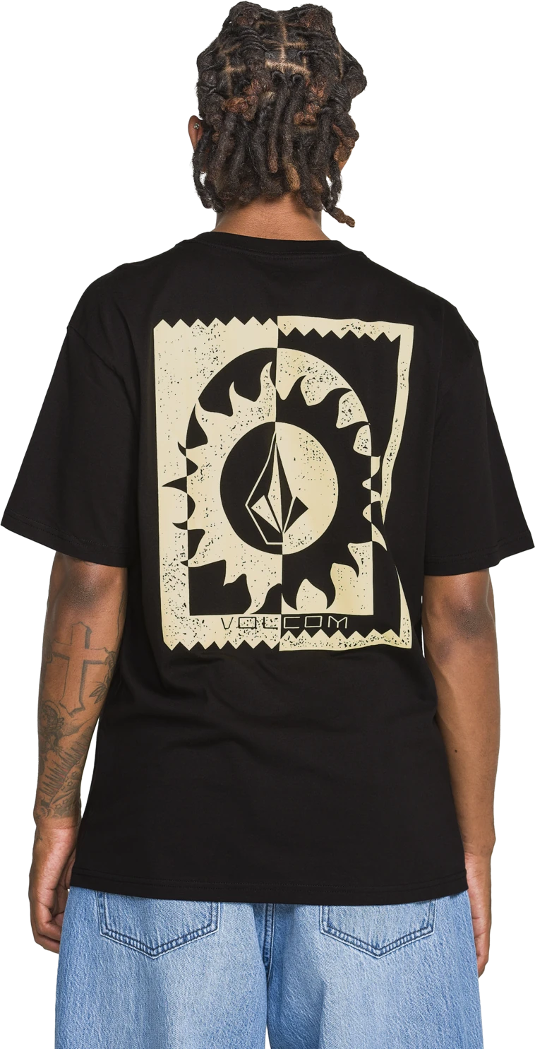 Volcom BURNER SS TEE camiseta manga corta hombre detail 1 | Black