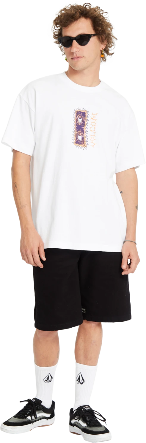 Volcom Eye Rust Lse camiseta manga corta hombre detail 7 | White
