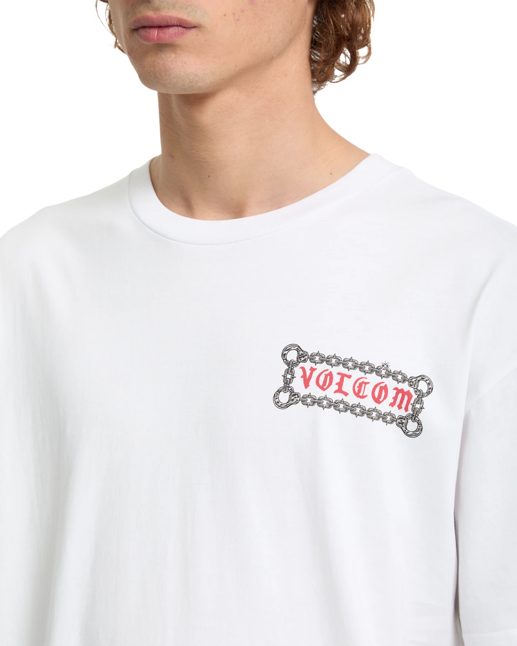 Volcom Fa Daniel Shepard Unlocked camiseta manga corta hombre detail 2 | WHITE
