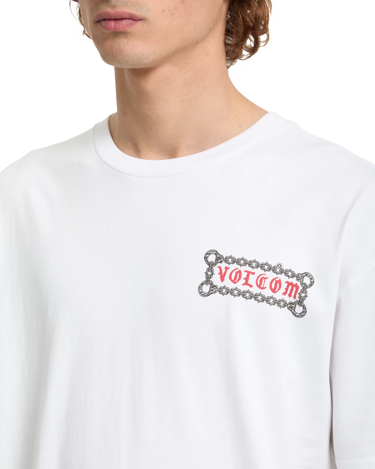 Volcom Fa Daniel Shepard Unlocked camiseta manga corta hombre detail 2 | WHITE