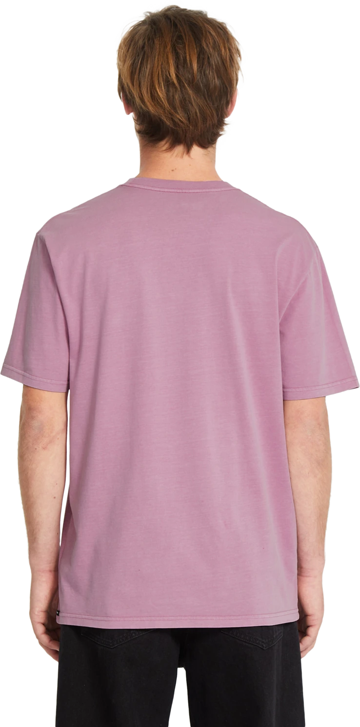 Volcom Solid Stone Emb camiseta manga corta hombre detail 1 | Steel Purple