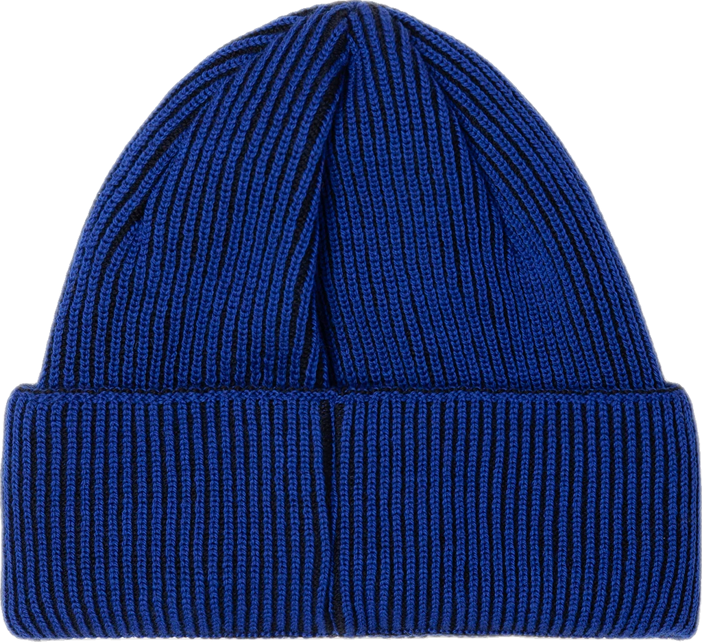Polar Skate Co. Polar Skate Co. Lines Merino Beanie gorro hombre detail 1 | Egyptian Blue/Black