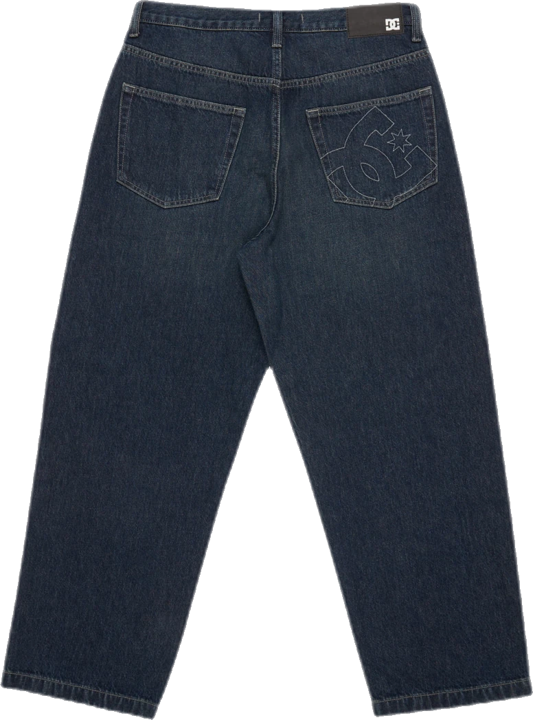 DC Shoes Worker Baggy Denim Double That pantalón tejano hombre detail 7 | Azul Oscuro