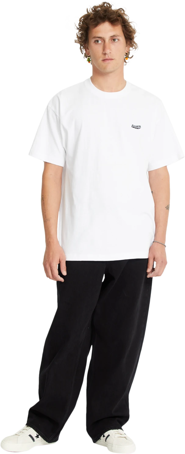 Volcom Pistol Stone camiseta manga corta hombre detail 3 | White